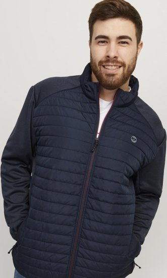 Jack & Jones MULTI SET-IN Sleeves Quilted Jacket With Collar Navy Blazer - Jakid ja joped - Joped, suured suurused: 2XL – 12XL