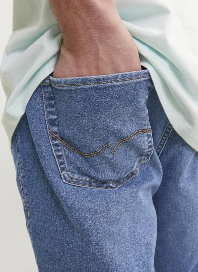 Jack & Jones GLENN ORIGINAL MF 071 Jeans Blue Denim - Teksad ja püksid - Meeste suured teksad W40 – W70