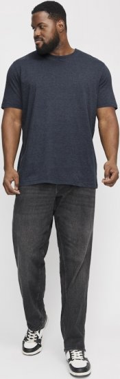 Jack & Jones ORGANIC T-Shirt Navy Blazer/Melange - T-särgid - Suured T-särgid 2XL – 14XL