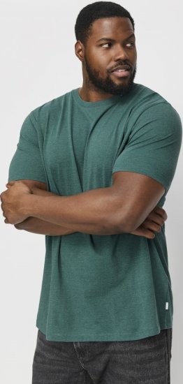 Jack & Jones ORGANIC T-Shirt Green/Melange - T-särgid - Suured T-särgid 2XL – 14XL