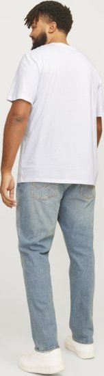 Jack & Jones JJELOGO O-Neck T-Shirt White - T-särgid - Suured T-särgid 2XL – 14XL