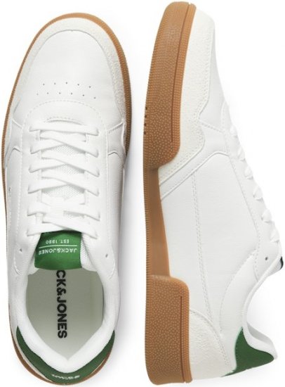 Jack & Jones Bounce Sneakers White/Verdant Green - Meeste jalatsid 40-52 - 
