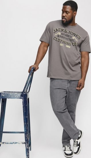 Jack & Jones GLENN ORIGINAL SQ 703 Grey Denim - Teksad ja püksid - Meeste suured teksad W40 – W70