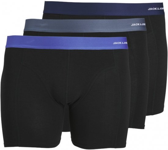 Jack & Jones Nick Bamboo Trunks 3-Pack Violet/Dazzling blue - Aluspesu ja ujumisriided - Aluspesu 2XL-8XL