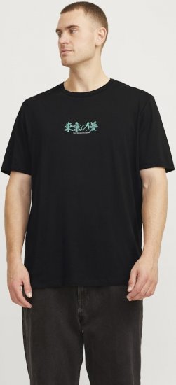 Jack & Jones Dreams Front & Back Print Crew Neck T-Shirt Black - T-särgid - Suured T-särgid 2XL – 14XL