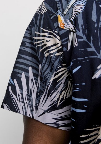 Jack & Jones Hawaii AOP Shirt Blue - Särgid - Meeste suured särgid 2XL – 8XL