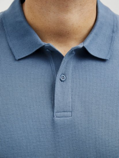 Jack & Jones AUSTIN CLASSIC Polo Blue - Polosärgid - Meeste suured polosärgid 2XL – 8XL