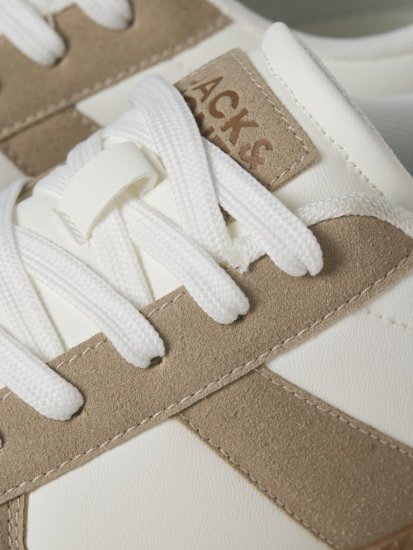 Jack & Jones Valencia Sneakers White/Travertine - Meeste jalatsid 40-52 - 