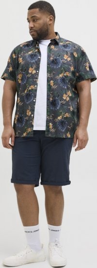 Jack & Jones Hawaii AOP Shirt Grey - Särgid - Meeste suured särgid 2XL – 8XL