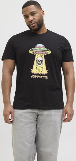 Jack & Jones Anatomy Skull Crew Neck T-Shirt Black - T-särgid - Suured T-särgid 2XL – 14XL