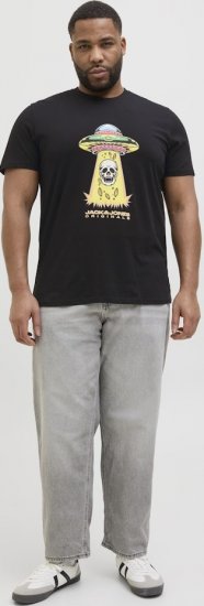 Jack & Jones Anatomy Skull Crew Neck T-Shirt Black - T-särgid - Suured T-särgid 2XL – 14XL