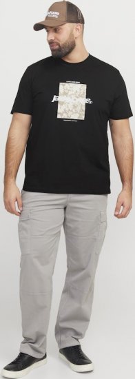 Jack & Jones Tarmac Camo Crew Neck T-Shirt Black - T-särgid - Suured T-särgid 2XL – 14XL