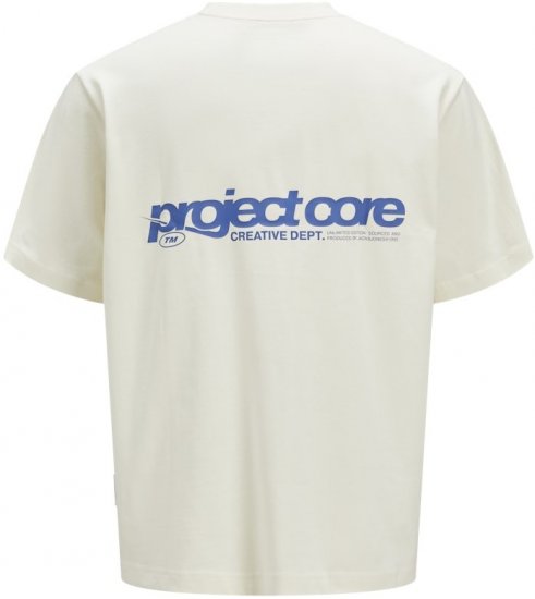 Jack & Jones Union Front & Back Print Crew Neck T-Shirt Yellow - T-särgid - Suured T-särgid 2XL – 14XL