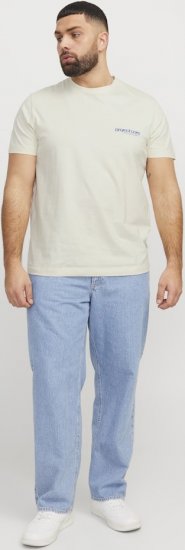 Jack & Jones Union Front & Back Print Crew Neck T-Shirt Yellow - T-särgid - Suured T-särgid 2XL – 14XL