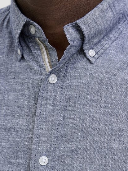 Jack & Jones Summer Shield Short Sleeve Shirt Faded Denim - Särgid - Meeste suured särgid 2XL – 8XL