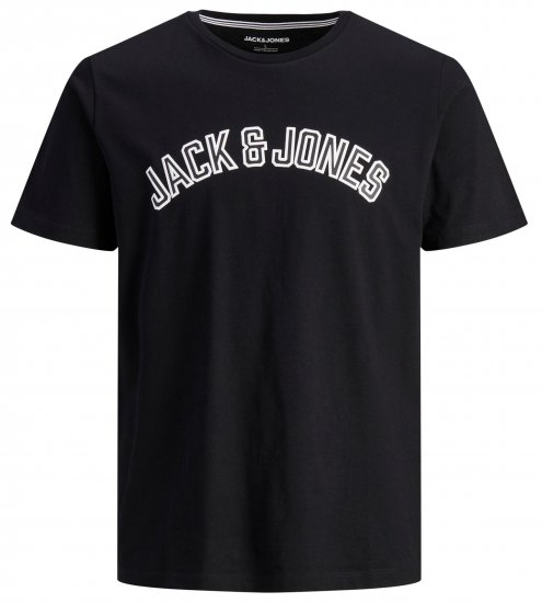 Jack & Jones JJCITY T-Shirt Black - T-särgid - Suured T-särgid 2XL – 14XL