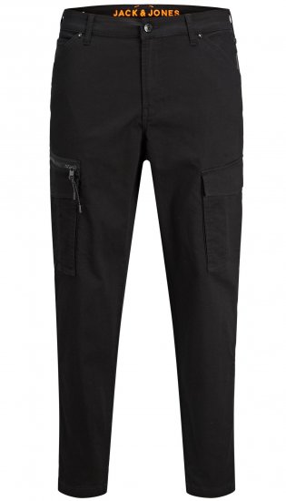 Jack & Jones JPSTACE JJDEX Cargo Pants Black - Teksad ja püksid - Meeste suured teksad W40 – W70