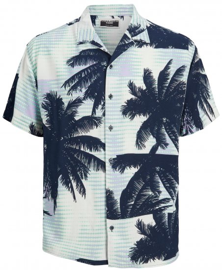 Jack & Jones JCOUNNATURAL Resort Shirt Lavender - Särgid - Meeste suured särgid 2XL – 8XL