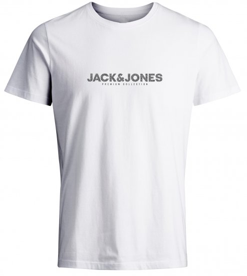 Jack & Jones JPRBLABOOSTER T-Shirt White - T-särgid - Suured T-särgid 2XL – 14XL