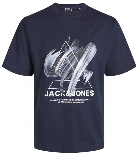 Jack & Jones JCOTINT T-Shirt Navy Blazer - T-särgid - Suured T-särgid 2XL – 14XL