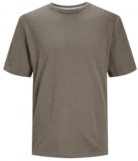 Jack & Jones JPRCC SOFT Linen Blend T-Shirt Falcon - T-särgid - Suured T-särgid 2XL – 14XL