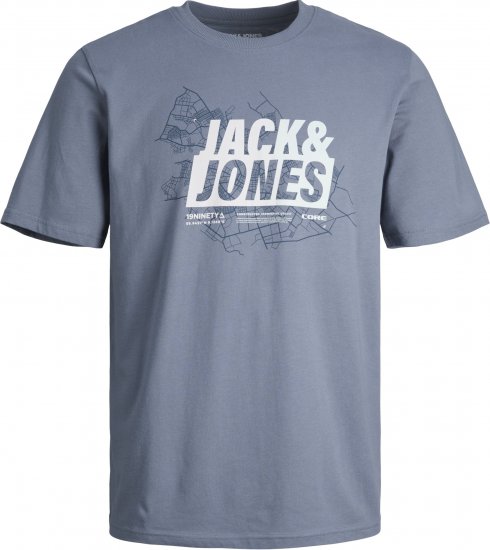  Jack & Jones JCOMAP SUMMER LOGO Flint Stone - T-särgid - Suured T-särgid 2XL – 14XL