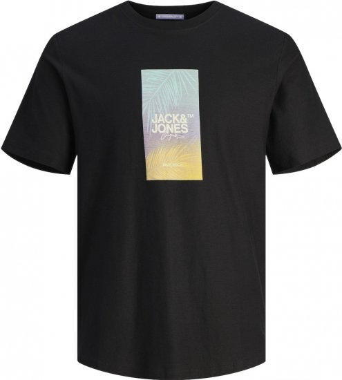 Jack & Jones JORARUBA Sunset Branding T-shirt Black - T-särgid - Suured T-särgid 2XL – 14XL