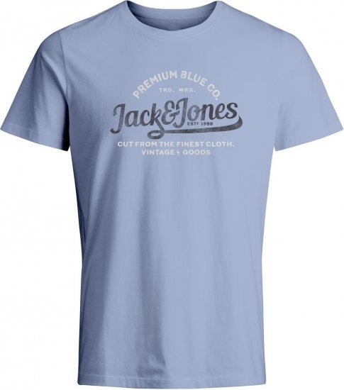 Jack & Jones JPRBLULOUIE SS TEE CREW NECK Cerulean - T-särgid - Suured T-särgid 2XL – 14XL