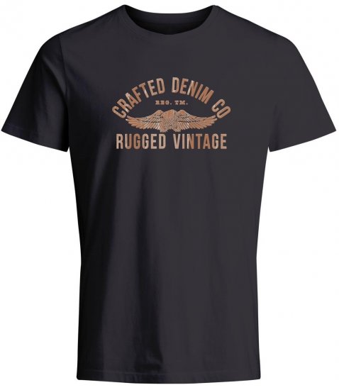 Jack & Jones JPRBLUOLLIE T-shirt Dark Navy - T-särgid - Suured T-särgid 2XL – 14XL