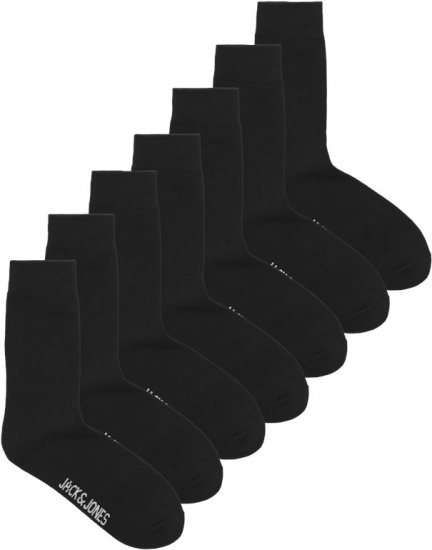 Jack & Jones RAFAEL Socks 7-Pack Black - Aluspesu ja ujumisriided - Aluspesu 2XL-8XL