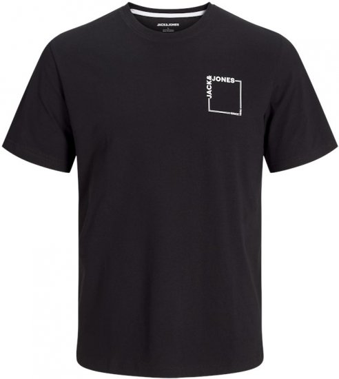 Jack & Jones Verner Crew Neck T-Shirt Black - T-särgid - Suured T-särgid 2XL – 14XL