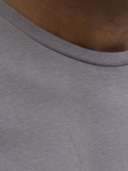 Jack & Jones Jaxon Crew Neck T-Shirt Castlerock - T-särgid - Suured T-särgid 2XL – 14XL