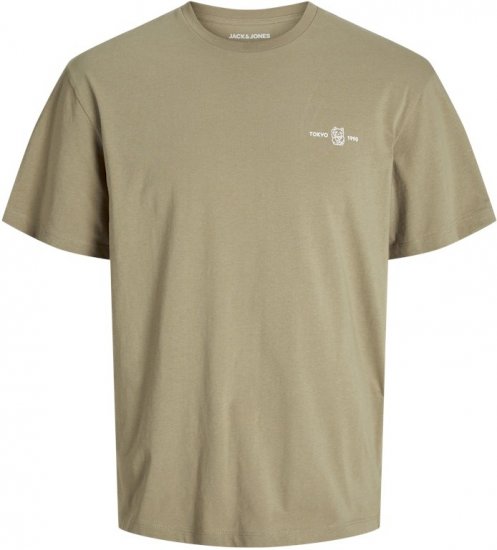 Jack & Jones Ayce Crew Neck T-Shirt Beige - T-särgid - Suured T-särgid 2XL – 14XL