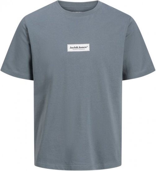 Jack & Jones Split Fakestitch Branding T-Shirt Grey - T-särgid - Suured T-särgid 2XL – 14XL