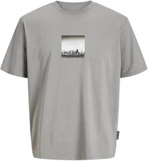 Jack & Jones Pacer Photo Branding Crew Neck T-Shirt Grey - T-särgid - Suured T-särgid 2XL – 14XL