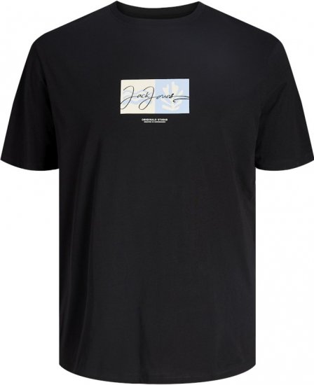 Jack & Jones Canggu Crew Neck T-Shirt Black - T-särgid - Suured T-särgid 2XL – 14XL