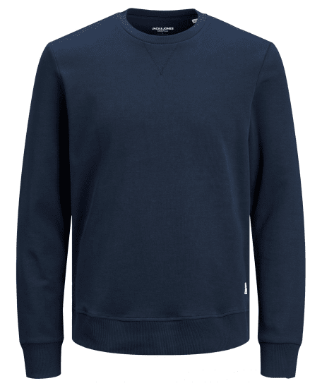 Jack & Jones Basic Sweatshirt Navy Blazer - Sviitrid ja dressipluusid - Meeste suured kapuutsiga jakid suurustes 2XL – 14XL