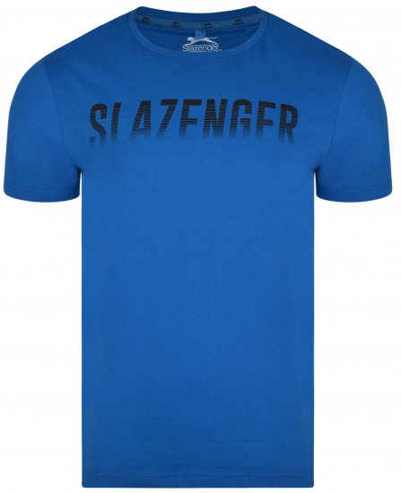 Slazenger Jonathan T-shirt Blue - T-särgid - Suured T-särgid 2XL – 14XL