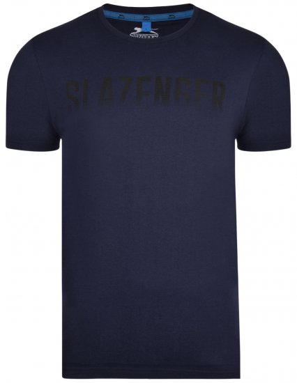 Slazenger Jonathan T-shirt Midnight - T-särgid - Suured T-särgid 2XL – 14XL