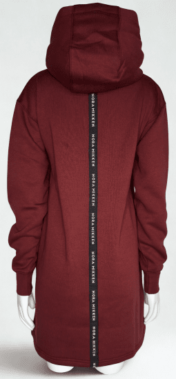 Nora Mikken KADRI WHITE Long Hoodie Burgundy - Sviitrid ja dressipluusid - 