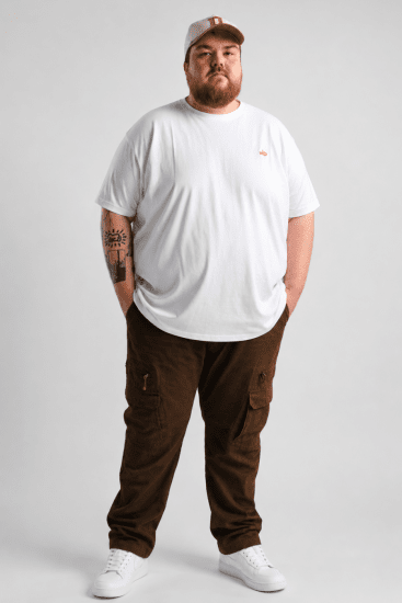 Kam Jeans Kargopüksid Khaki - Teksad ja püksid - Meeste suured teksad W40 – W70