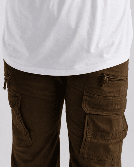 Kam Jeans Kargopüksid Khaki - Teksad ja püksid - Meeste suured teksad W40 – W70