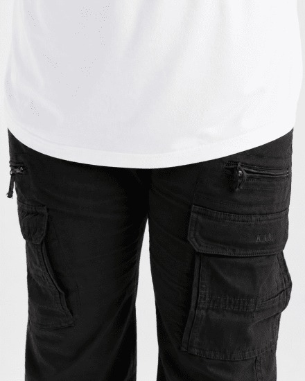 Kam Jeans Kargopüksid Mustad - Teksad ja püksid - Meeste suured teksad W40 – W70