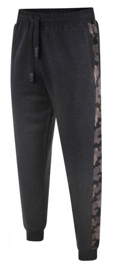 Kam Jeans 236 Panelled Camo Jog Bottoms Charcoal - Dressipüksid ja -šortsid - Spordipüksid ja Lühikesed Spordipüksid