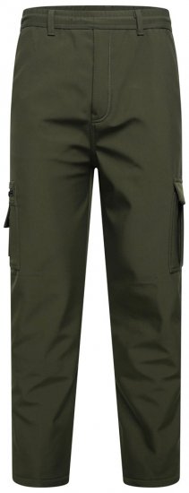 Kam Jeans 245 Softshell elastsed püksid khaki - Teksad ja püksid - Meeste suured teksad W40 – W70