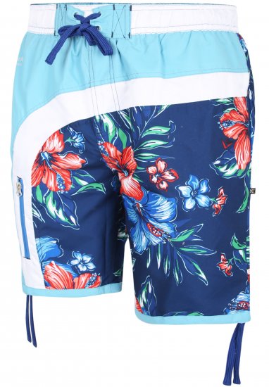 Kam Jeans 3003 Floral Panel Board Swimshorts - Aluspesu ja ujumisriided - Aluspesu 2XL-8XL