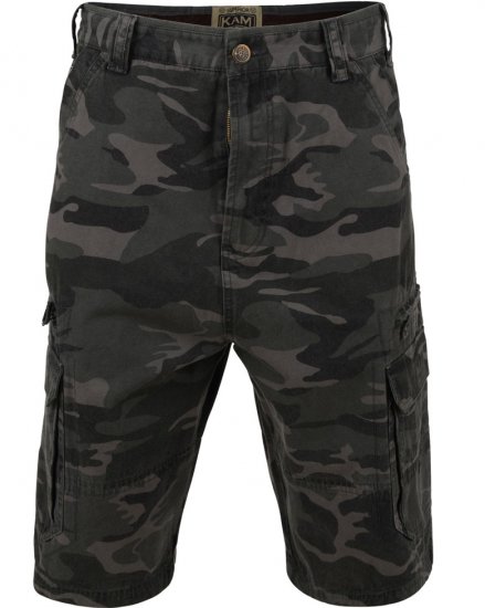Kam Jeans 329 Short Khaki Camo - Lühikesed püksid - Lühikesed Püksid suured suurused: W40-W60