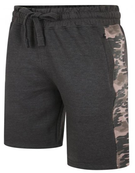 Kam Jeans 3303 Camo Panelled Jog Shorts Charcoal - Dressipüksid ja -šortsid - Spordipüksid ja Lühikesed Spordipüksid