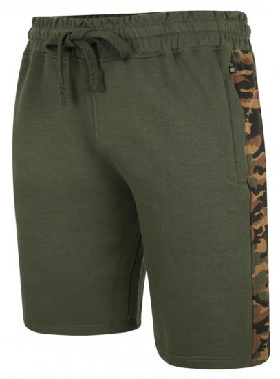 Kam Jeans 3303 Camo Panelled Jog Shorts Khaki - Dressipüksid ja -šortsid - Spordipüksid ja Lühikesed Spordipüksid