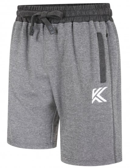 Kam Jeans 3304 Terry Contrast Shorts Charcoal - Dressipüksid ja -šortsid - Spordipüksid ja Lühikesed Spordipüksid